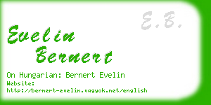 evelin bernert business card